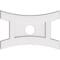Ekena Millwork Haven Architectural Grade PVC Ceiling Medallion, 20"W x 13 3/8"H x 3"ID x 4 1/4"C x 1"P, One-Piece CMP20X13HN-03000 - alternate 1